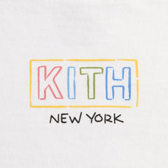 Kith Kids New York Classic Logo Tee - White | Kith White