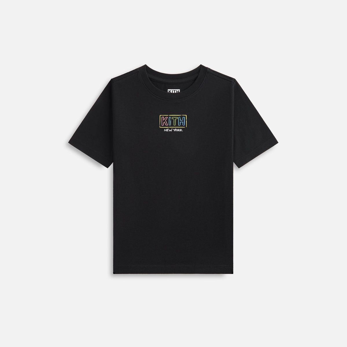 Kith Kids New York Classic Logo Tee - Black | Kith Black