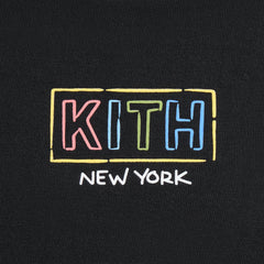Kith Kids New York Classic Logo Tee - Black | Kith Black