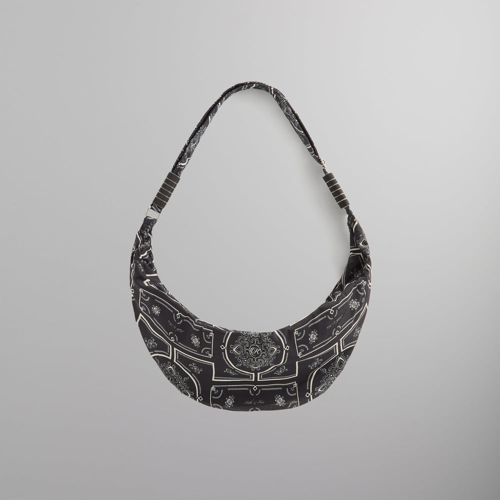 Kith Paisley Hobo Crossbody - Black | Kith Black