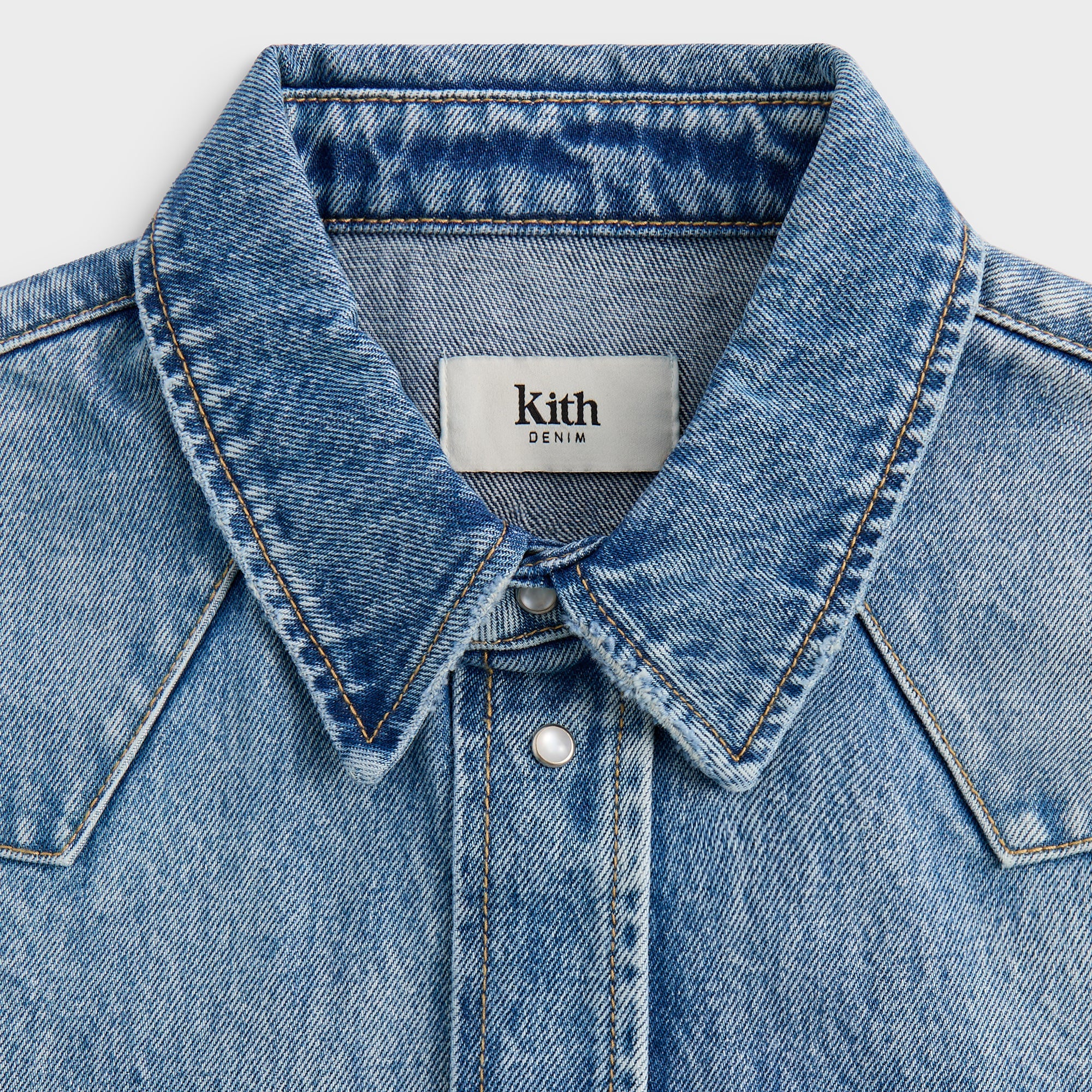 Kith Webster Denim Shirt - Medium Indigo | Kith Medium Indigo