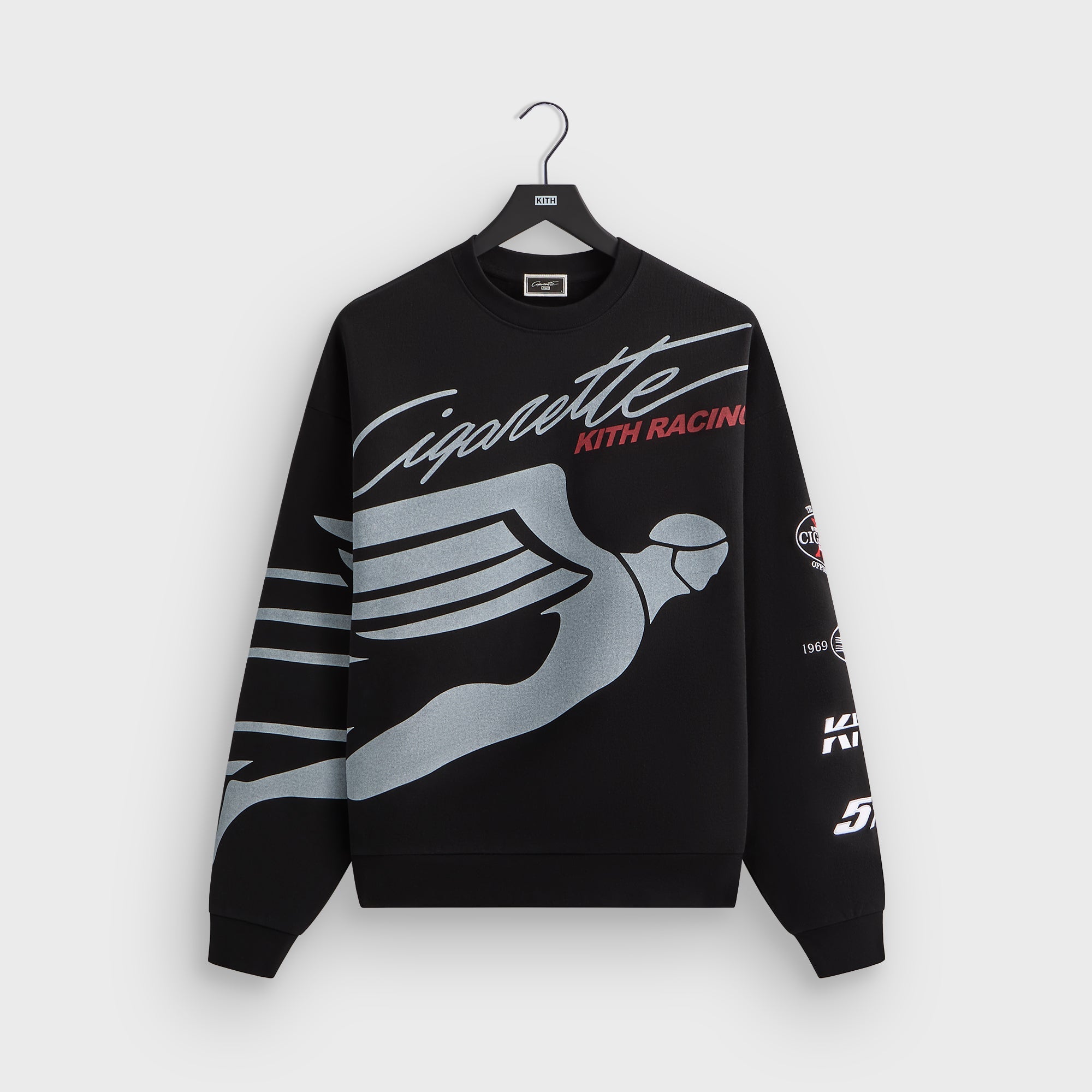 Kith for Cigarette Racing 515 Nelson Crewneck - Black | Kith Black
