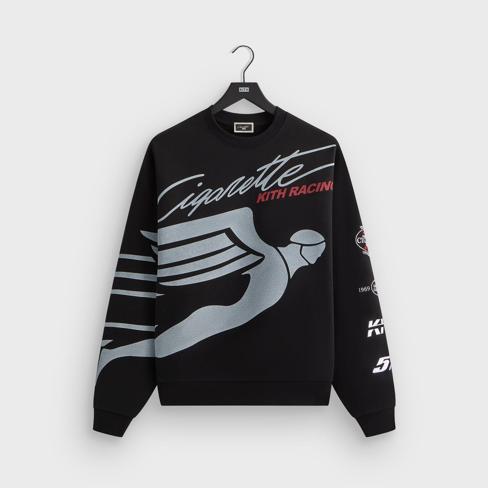 Kith for Cigarette Racing 515 Nelson Crewneck - Black | Kith Black