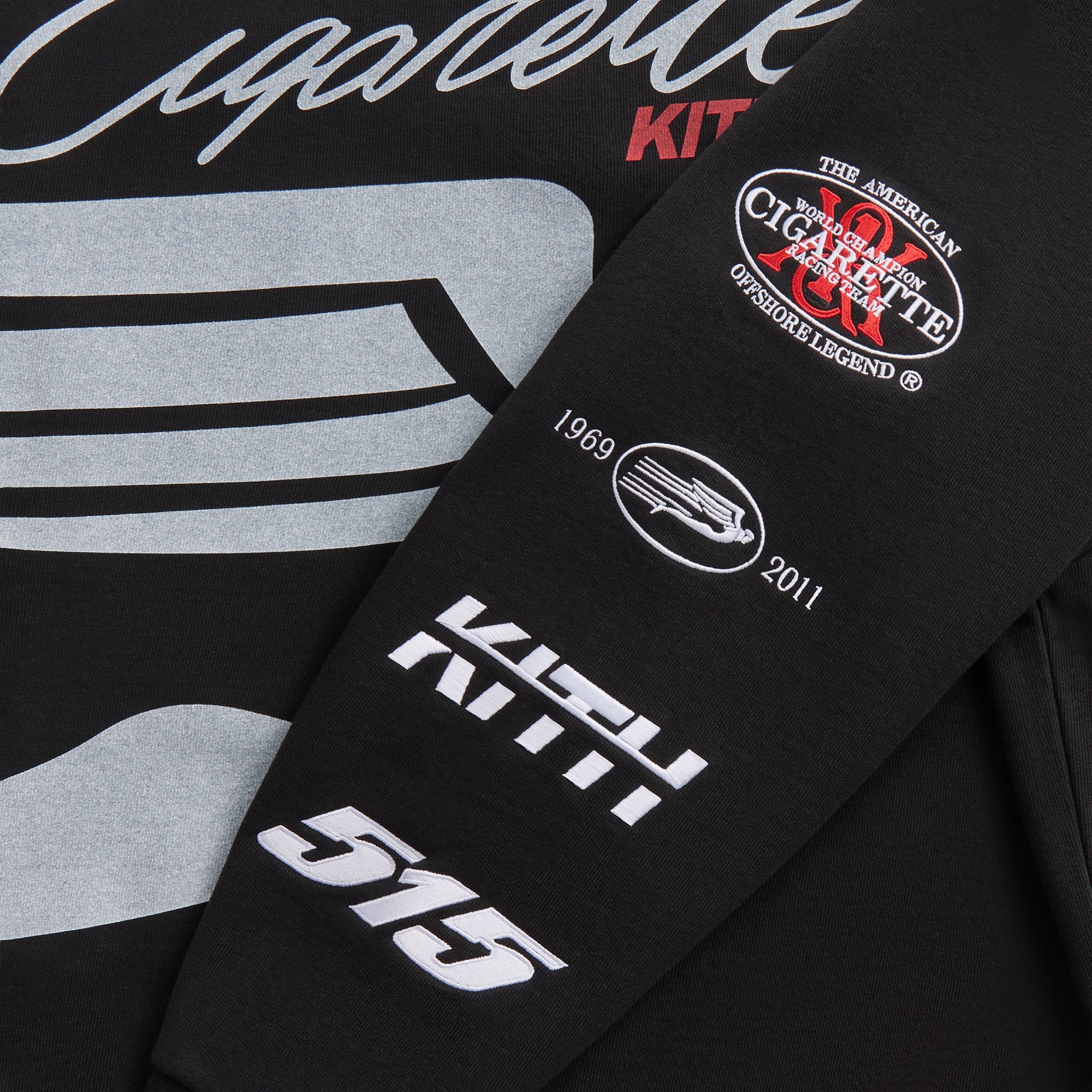 Kith for Cigarette Racing 515 Nelson Crewneck - Black | Kith Black