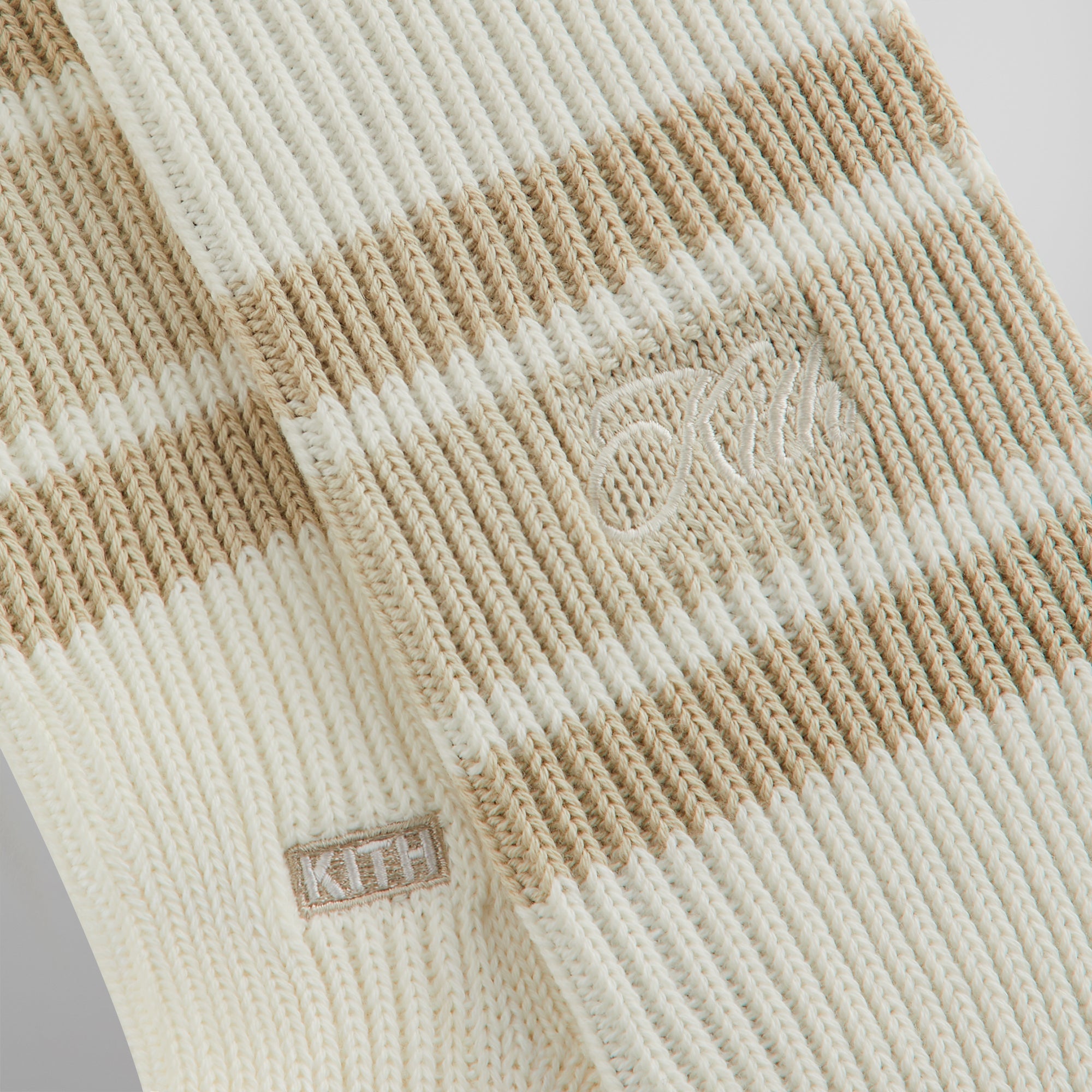 Kith Calf Stripe Relaxed Crew Sock - Silk | Kith Silk