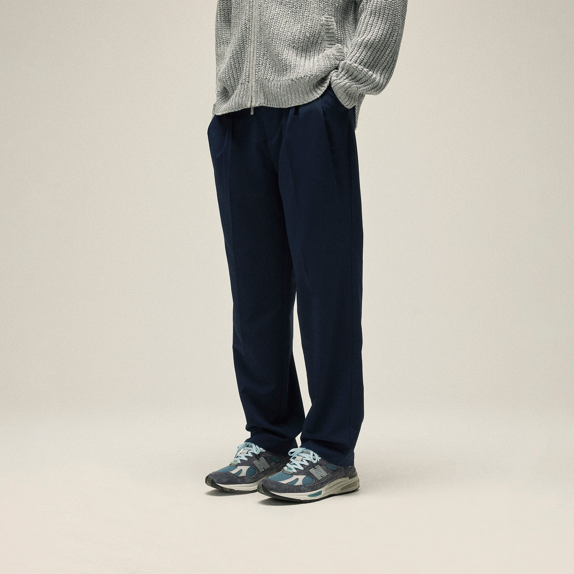&Kin Kylan Pleater Trouser - Nocturnal | Kith Nocturnal