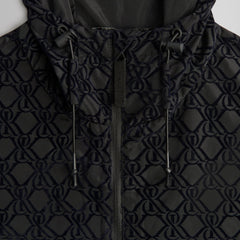 Kith Flocked Crest Damien Windbreaker - Black | Kith Black
