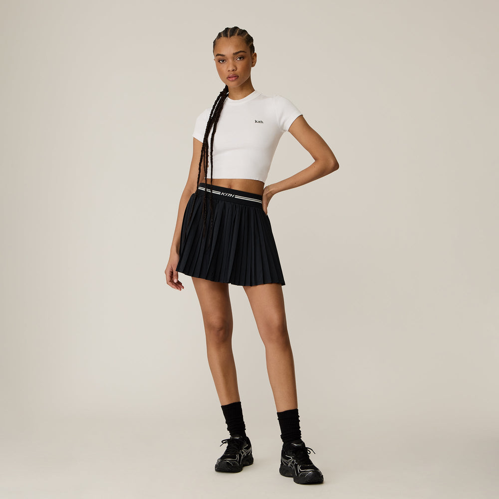 Kith Women Amaya II Pleated Skirt - Black | Kith Black