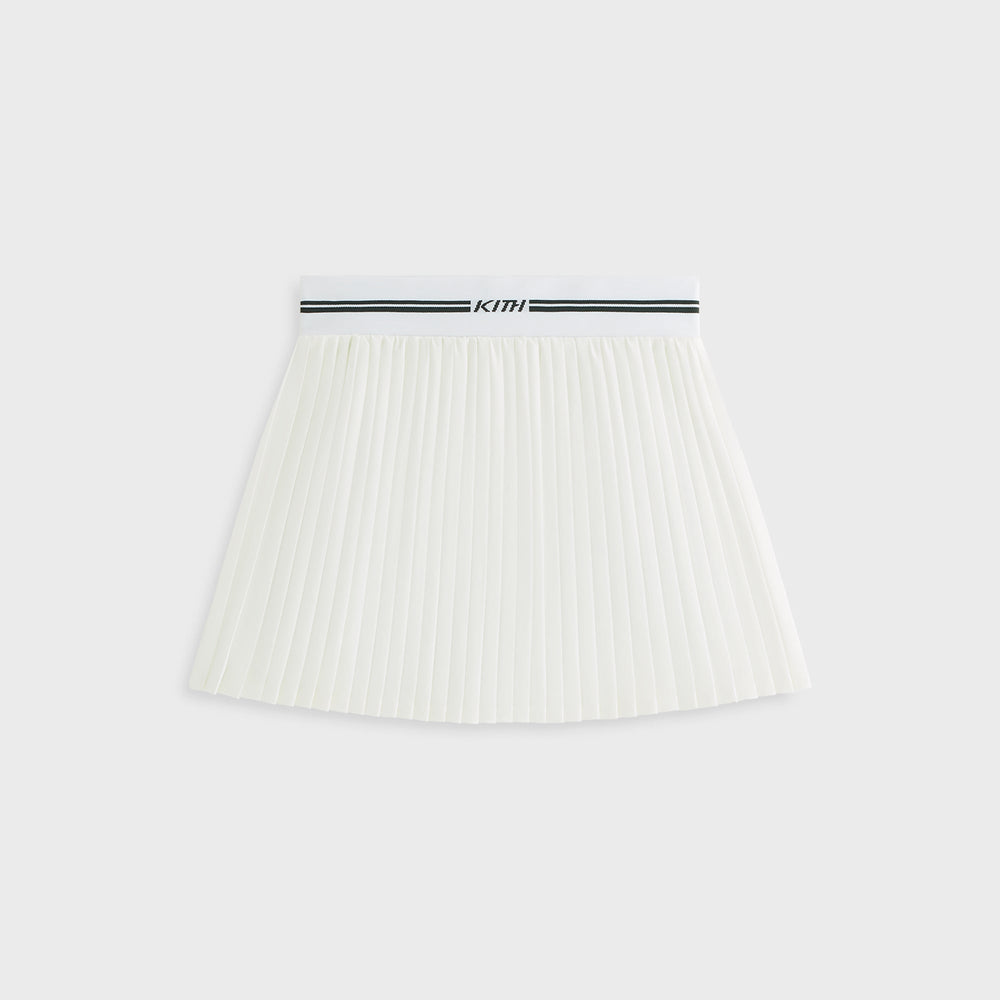 Kith Women Amaya II Pleated Skirt - White | Kith White