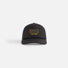 Kith Kids New York Classic Logo Trucker Cap - Black | Kith Black