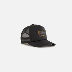 Kith Kids New York Classic Logo Trucker Cap - Black | Kith Black
