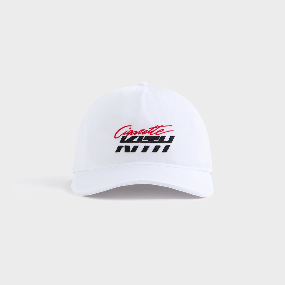 Kith for Cigarette Wrinkle Nylon Bay Speed Low Pinch Crown Snapback - | Kith White