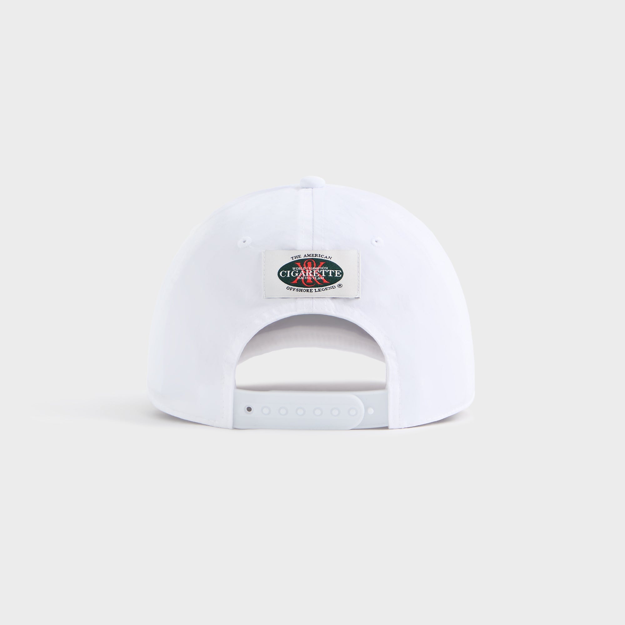 Kith for Cigarette Wrinkle Nylon Bay Speed Low Pinch Crown Snapback - | Kith White