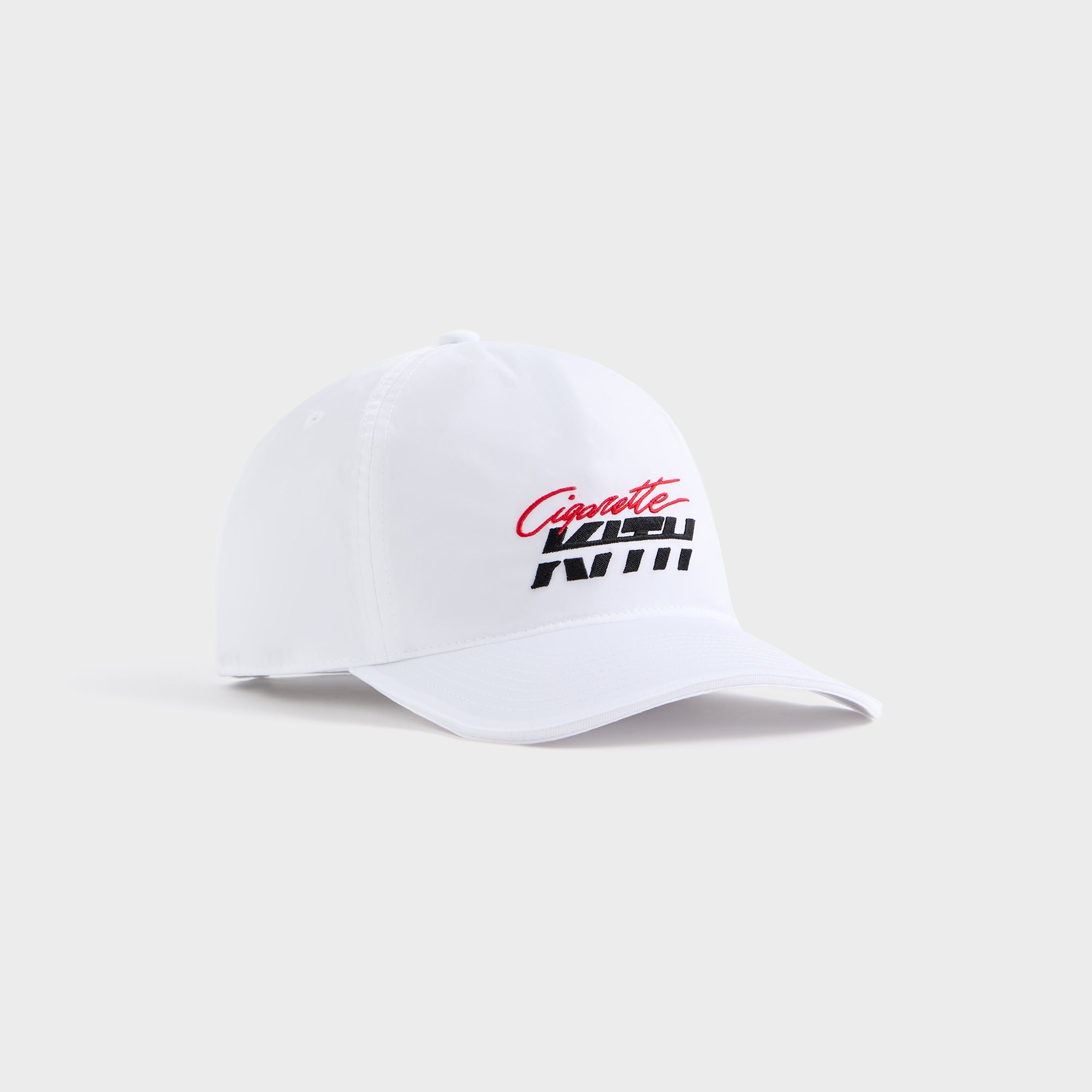 Kith for Cigarette Wrinkle Nylon Bay Speed Low Pinch Crown Snapback - | Kith White