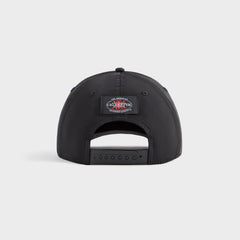 Kith for Cigarette Wrinkle Nylon Bay Speed Low Pinch Crown Snapback - | Kith Black