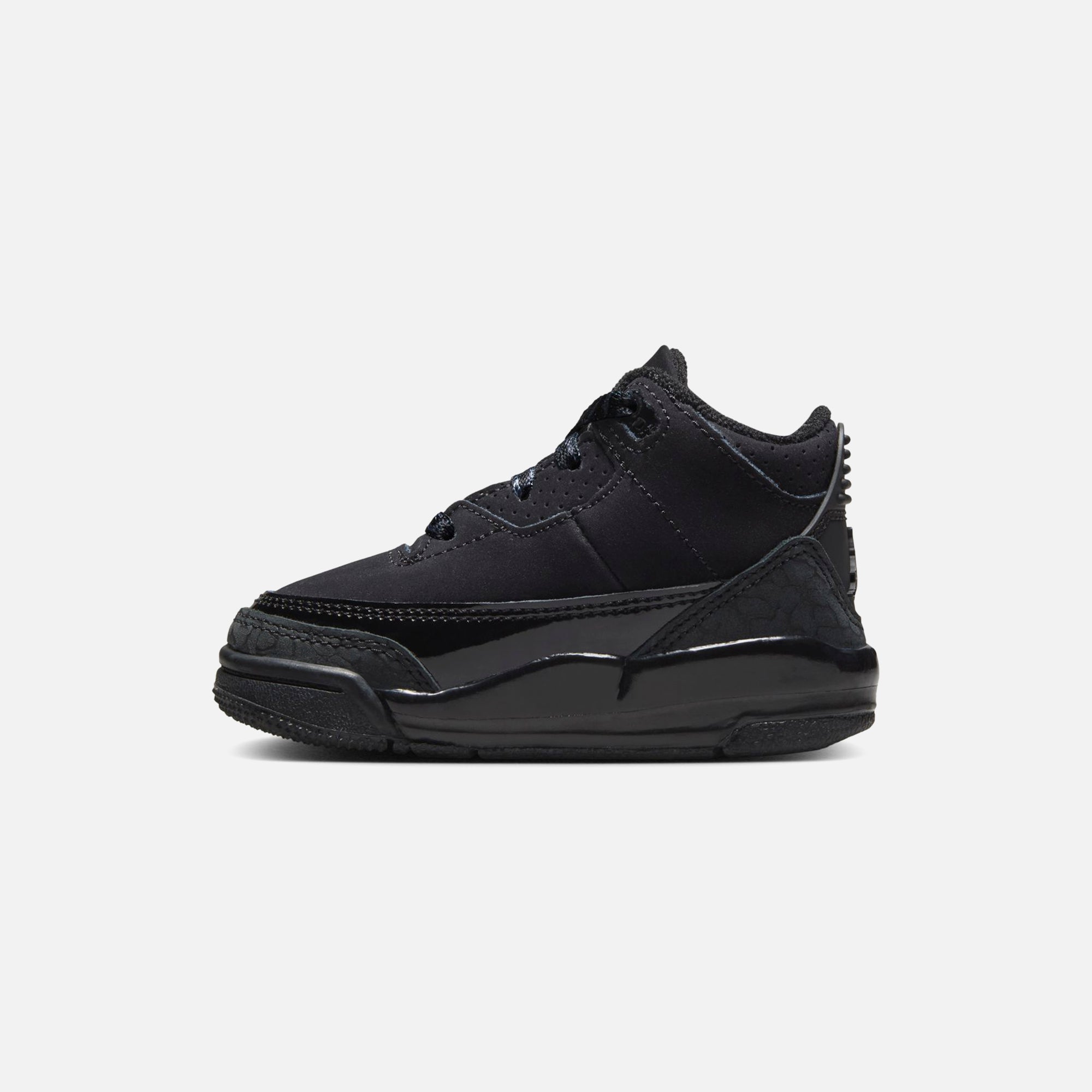 Jordan TD Air Jordan 3 Retro - Black / Dark Charcoal / Black | Kith Black / Dark Charcoal / Black