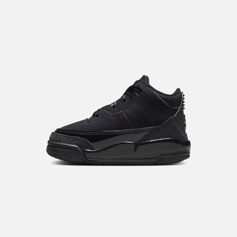 Jordan TD Air Jordan 3 Retro - Black / Dark Charcoal / Black | Kith Black / Dark Charcoal / Black
