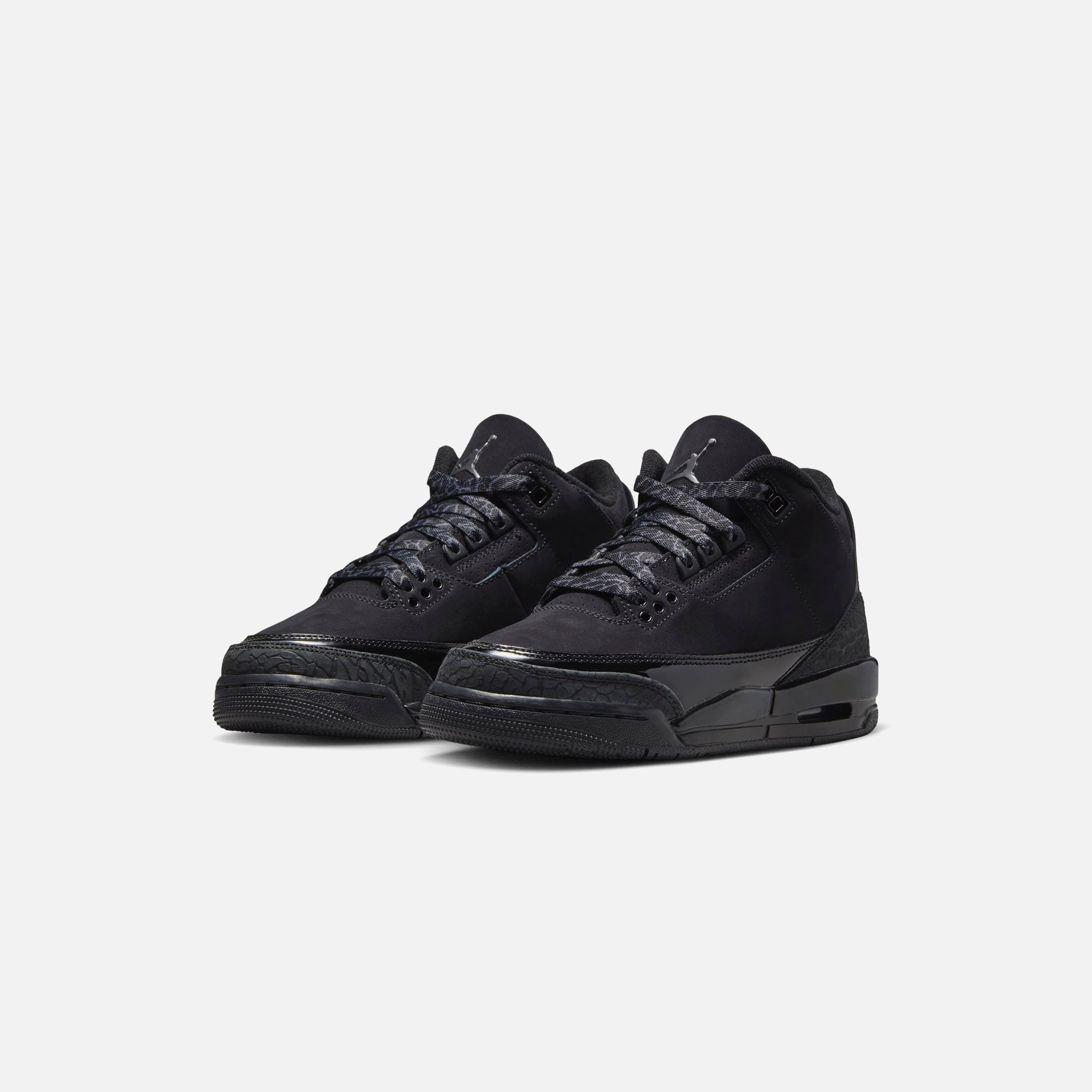 Jordan GS Air Jordan 3 Retro - Black / Dark Charcoal / Black | Kith Black / Dark Charcoal / Black