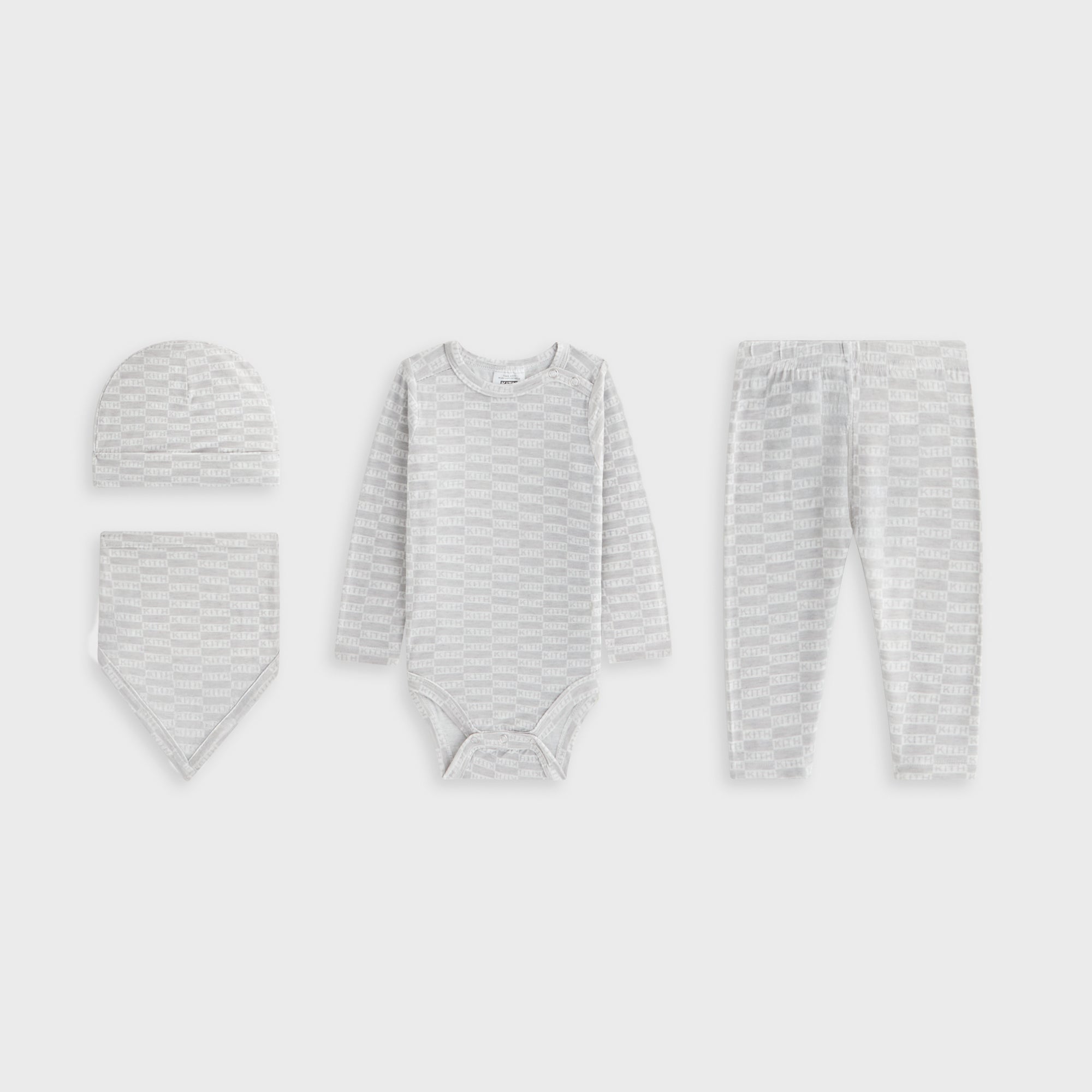 Kith Baby Classic Gift Set - Light Heather Grey | Kith Light Heather Grey