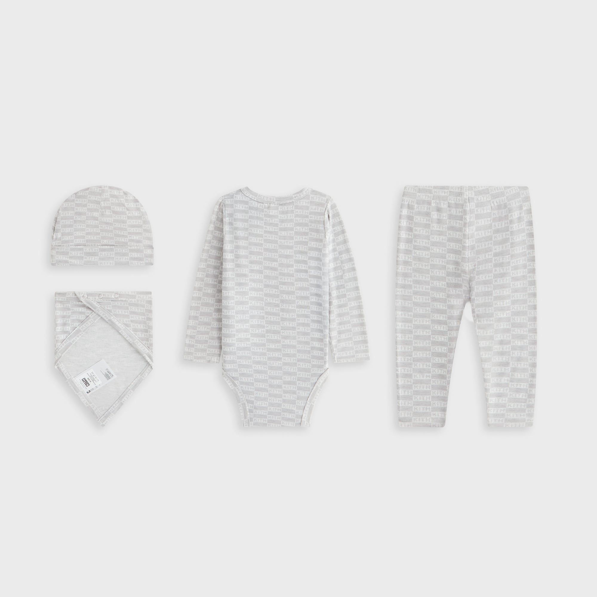 Kith Baby Classic Gift Set - Light Heather Grey | Kith Light Heather Grey