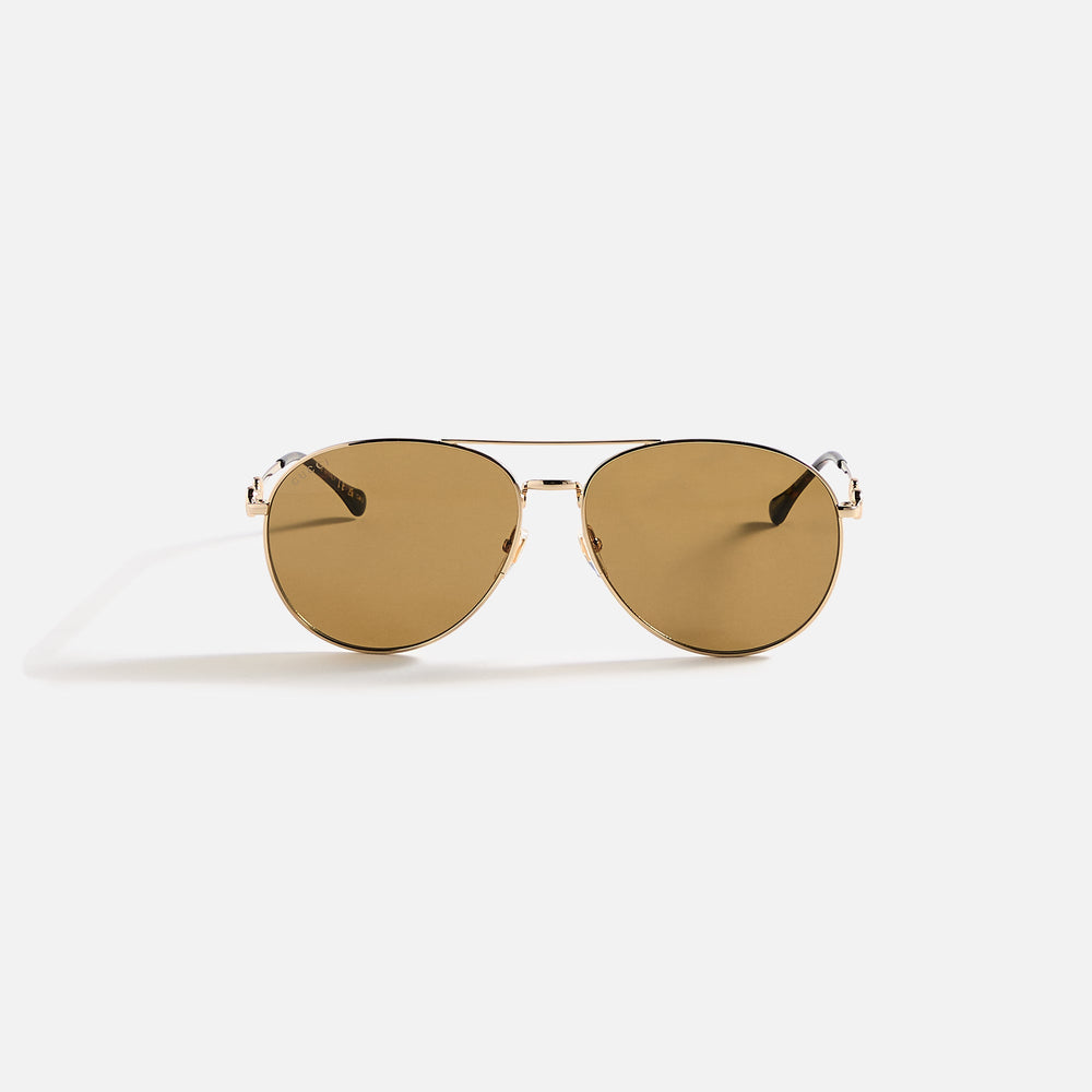 Gucci Aviator Sunglasses - Gold | Kith Gold