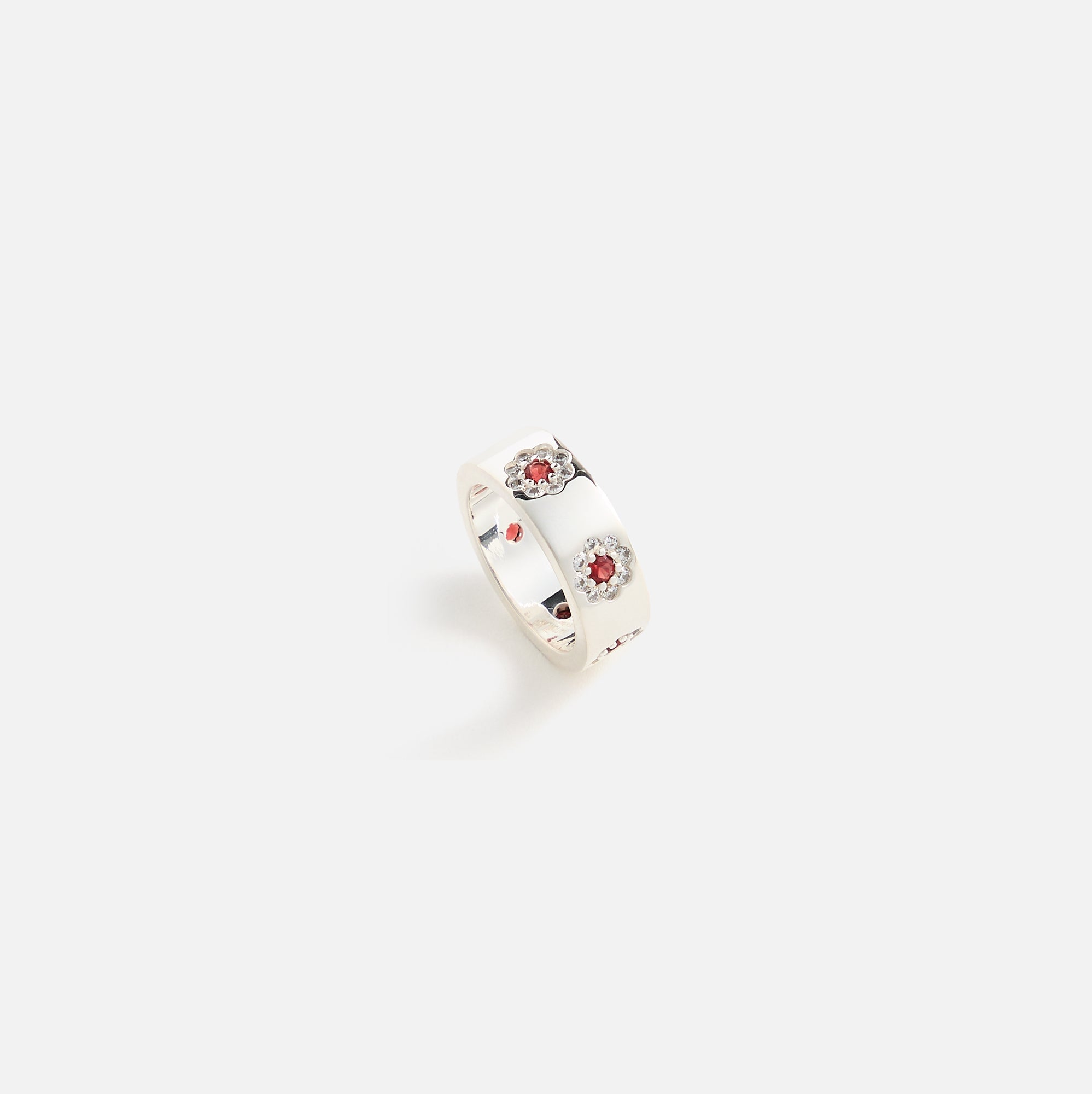 Hatton Labs Daisy Ring - White / Red | Kith White / Red