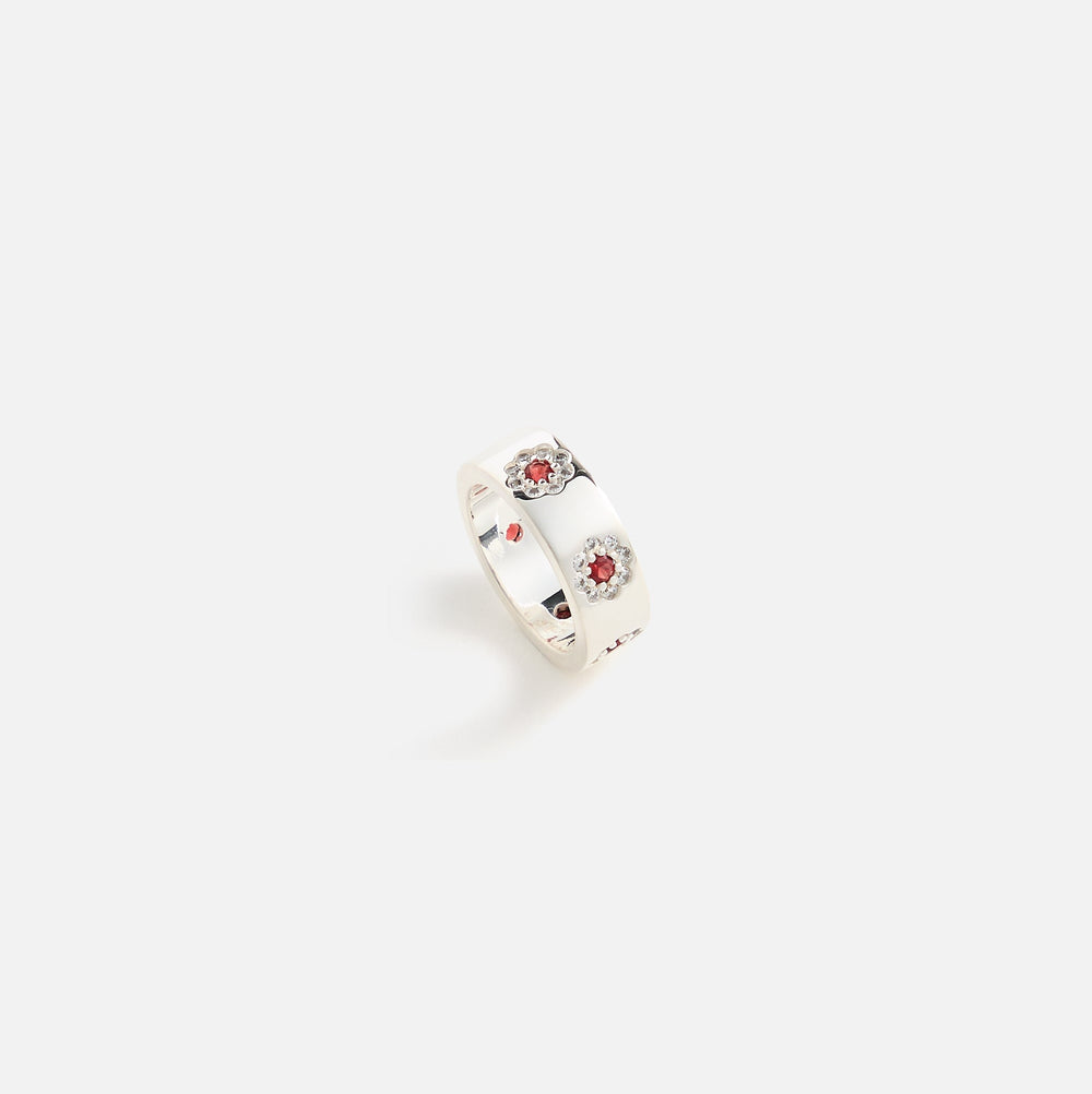 Hatton Labs Daisy Ring - White / Red | Kith White / Red