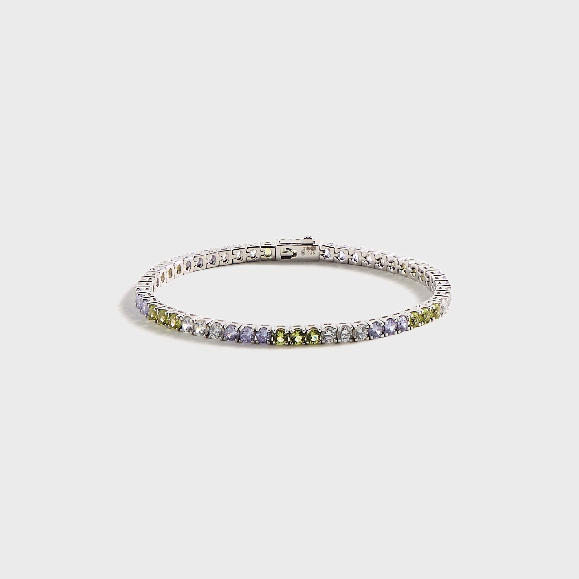 Hatton Labs Classic Tennis Bracelet S - Peridot / Tanzanite / White | Kith Peridot / Tanzanite / White