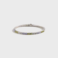 Hatton Labs Classic Tennis Bracelet S - Peridot / Tanzanite / White | Kith Peridot / Tanzanite / White