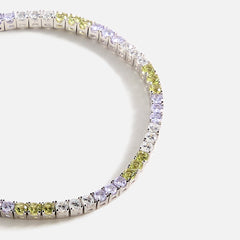 Hatton Labs Classic Tennis Bracelet S - Peridot / Tanzanite / White | Kith Peridot / Tanzanite / White