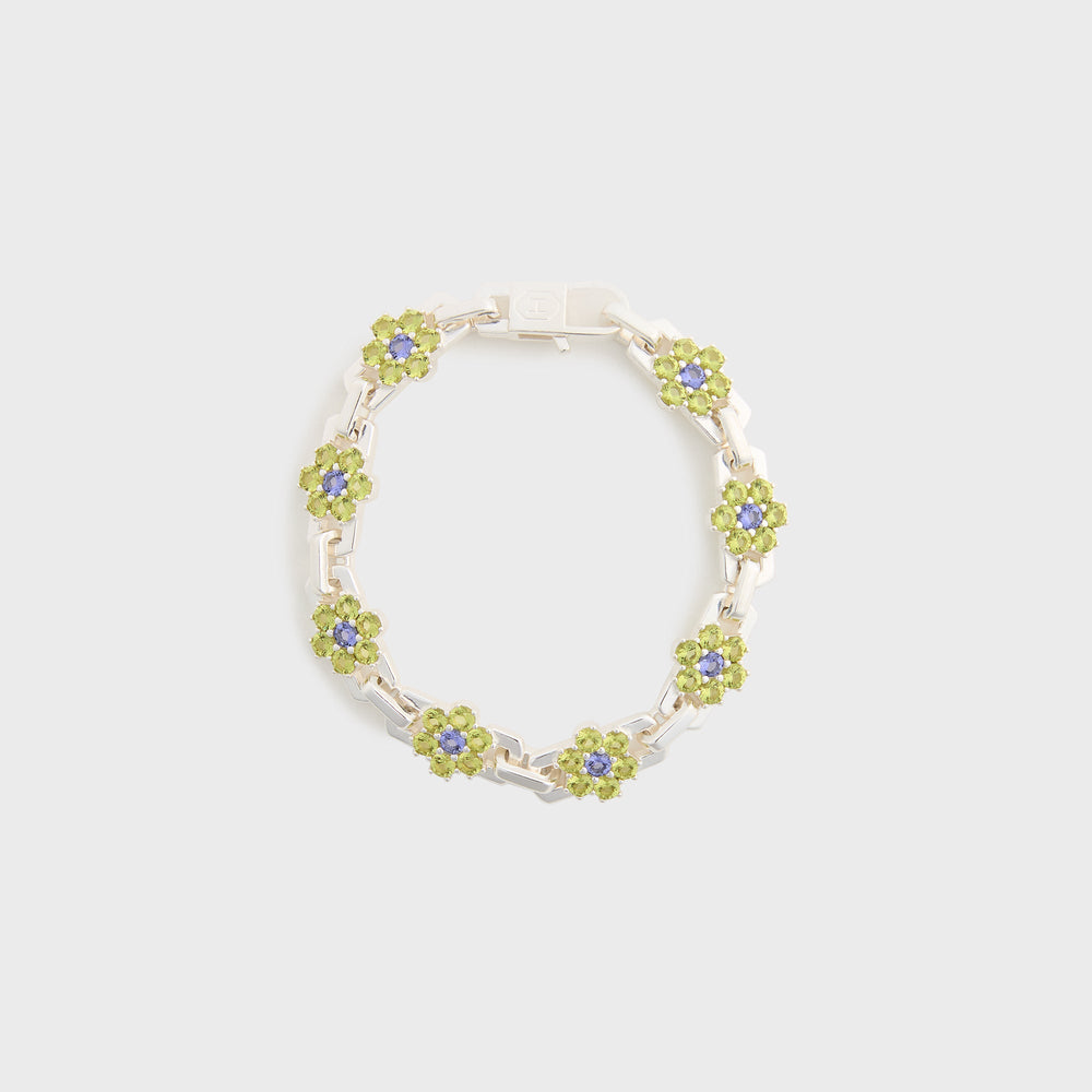 Hatton Labs Daisy Bracelet - Peridot / Tanzanite | Kith Peridot / Tanzanite