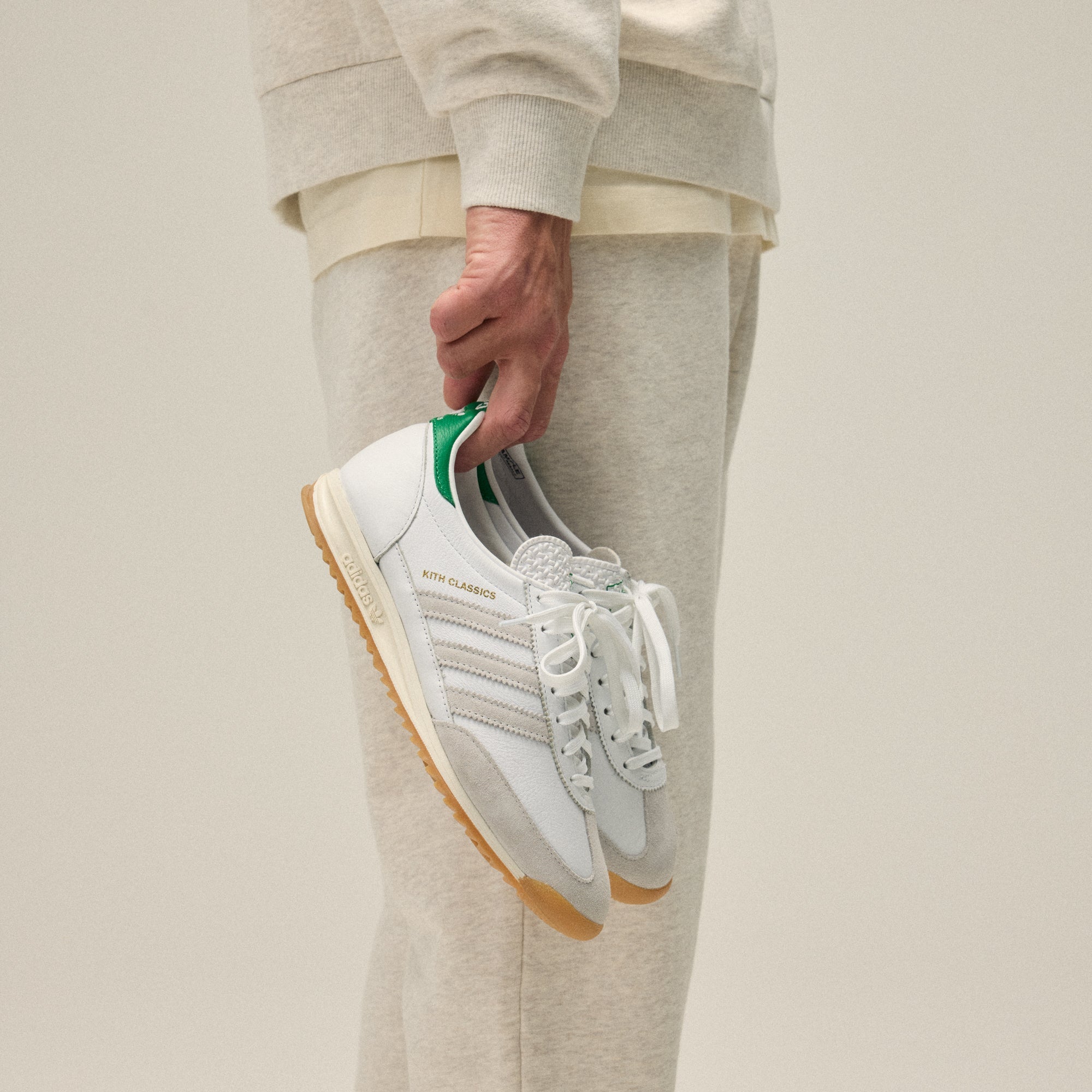 Kith Classics for adidas Originals SL 72 - White / Green | Kith White / Green