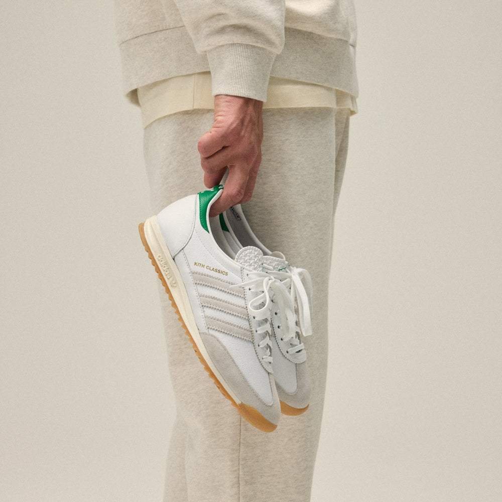 Kith Classics for adidas Originals SL 72 - White / Green | Kith White / Green