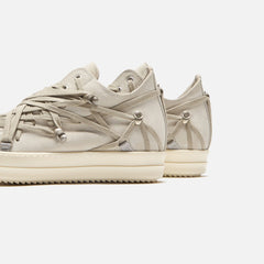 Rick Owens Megalaced Low Sneaks - Scarpe In Pelle Dinge / Milk | Kith Scarpe In Pelle Dinge / Milk
