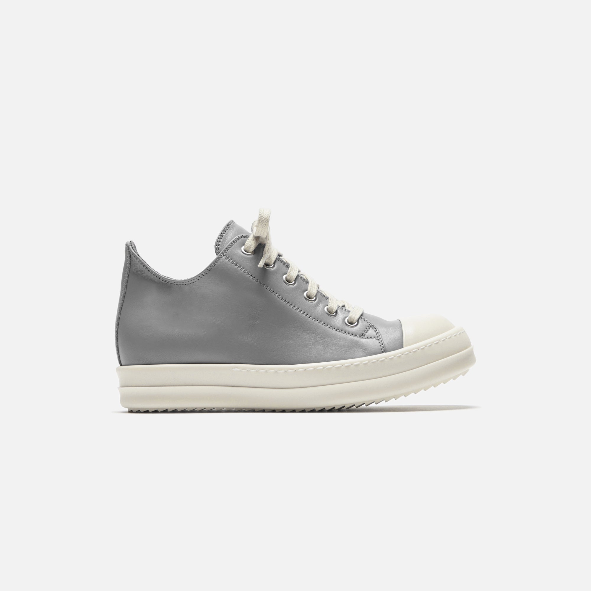 Rick Owens Low Sneaks - Scarpe In Pelle / Dust / Milk / Milk | Kith Scarpe In Pelle / Dust / Milk / Milk