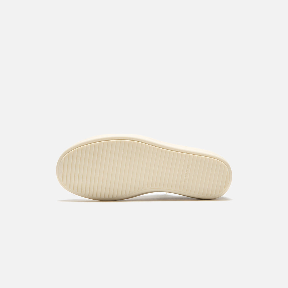 Rick Owens Vintage Sneaker - Scarpe In Pelle Celadon / Milk / Milk | Kith Scarpe In Pelle Celadon / Milk / Milk