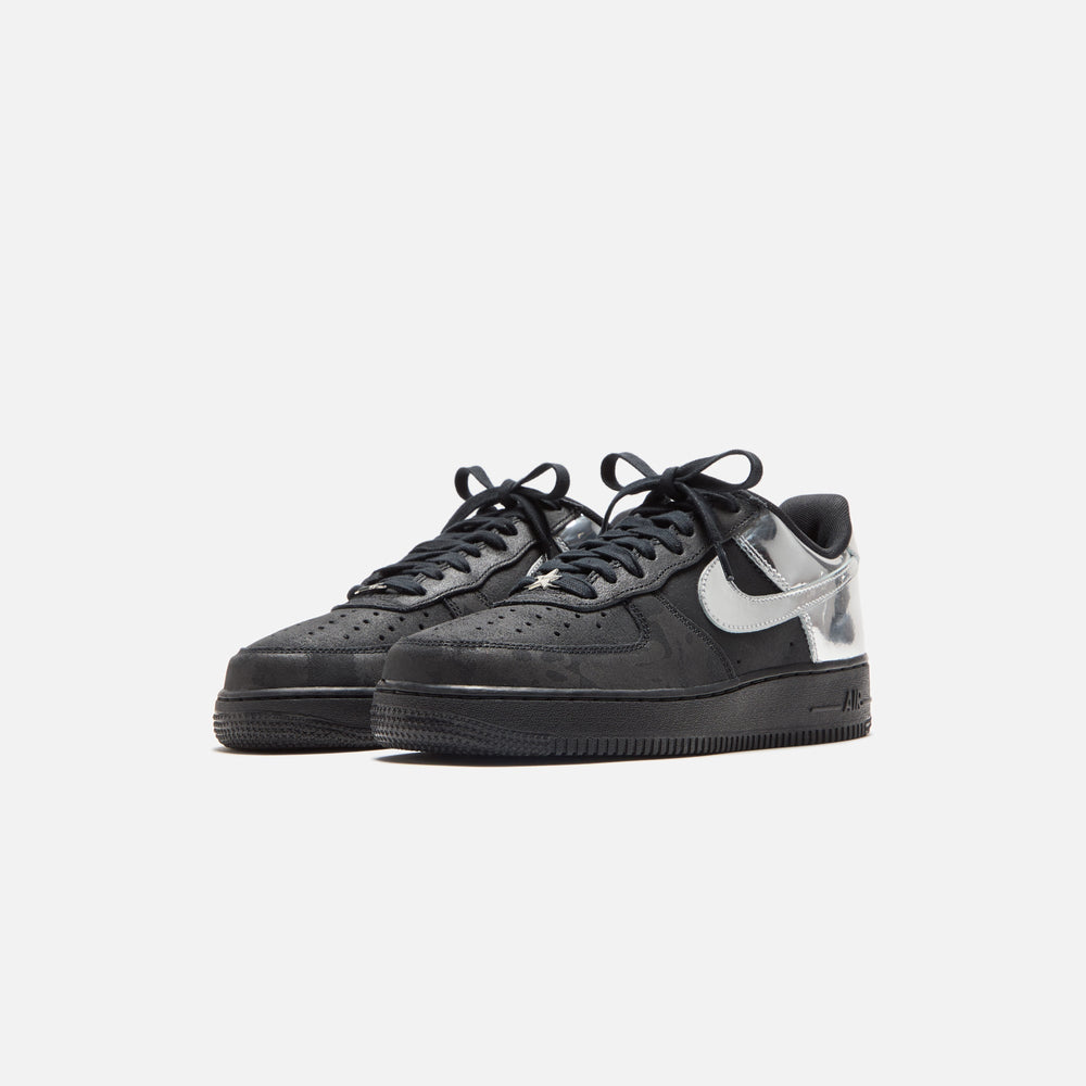 Nike Air Force 1 - Black / Metallic Silver | Kith Black / Metallic Silver