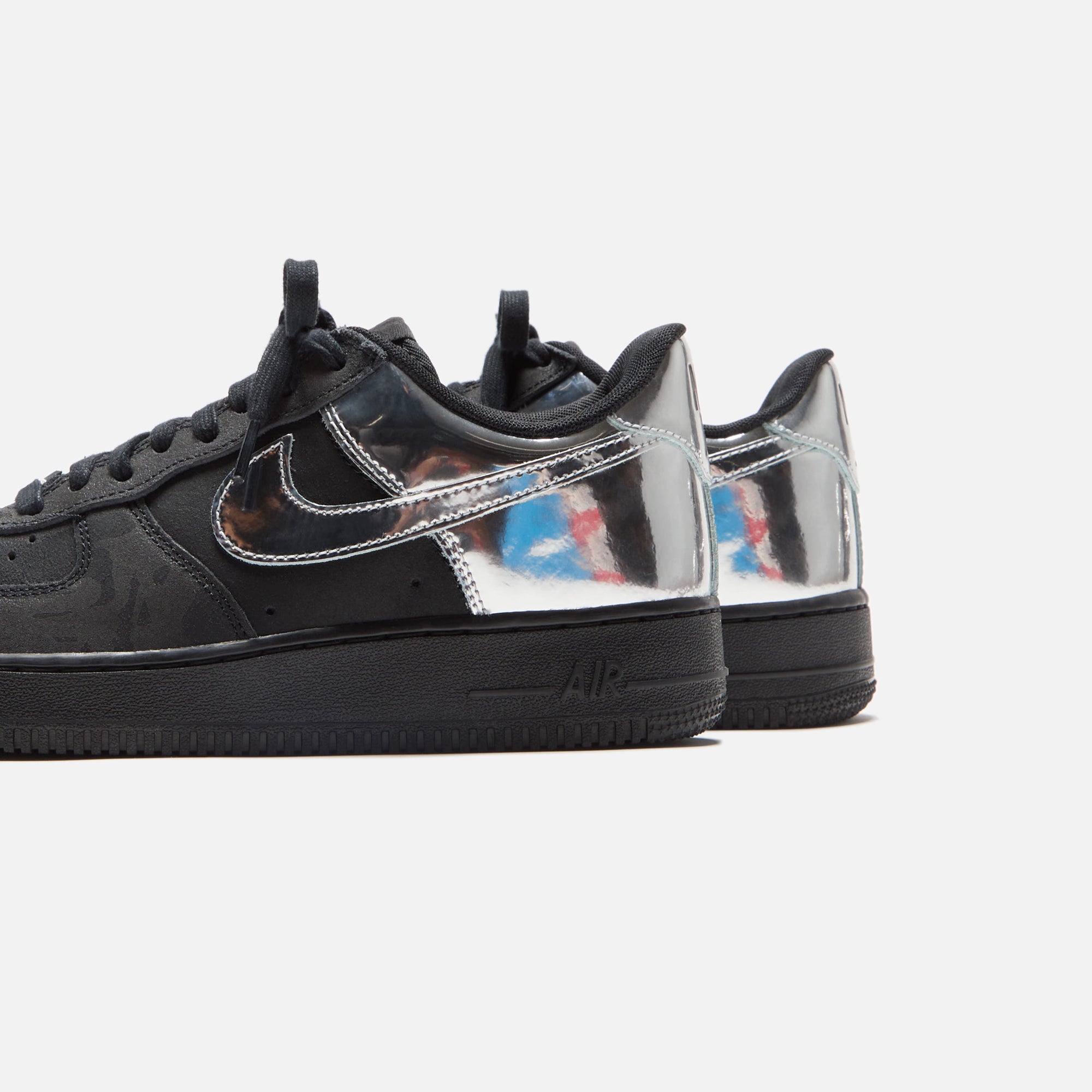 Nike Air Force 1 - Black / Metallic Silver | Kith Black / Metallic Silver