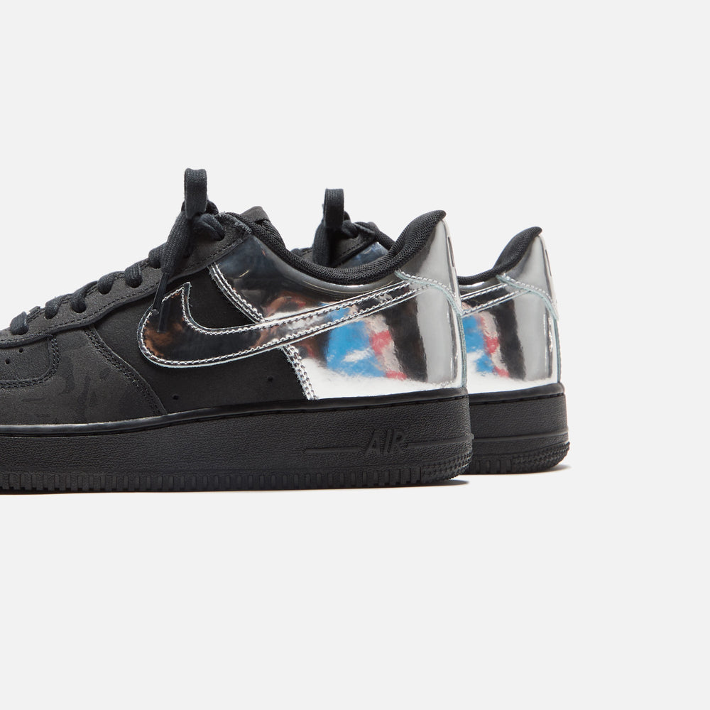 Nike Air Force 1 - Black / Metallic Silver | Kith Black / Metallic Silver