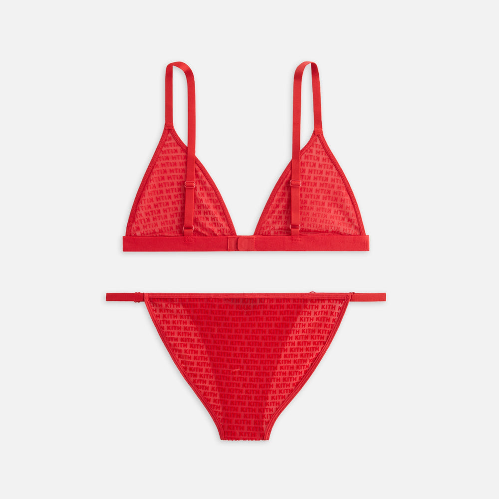 Kith Women Bra & Cheeky Set - Cherry Bomb | Kith Cherry Bomb