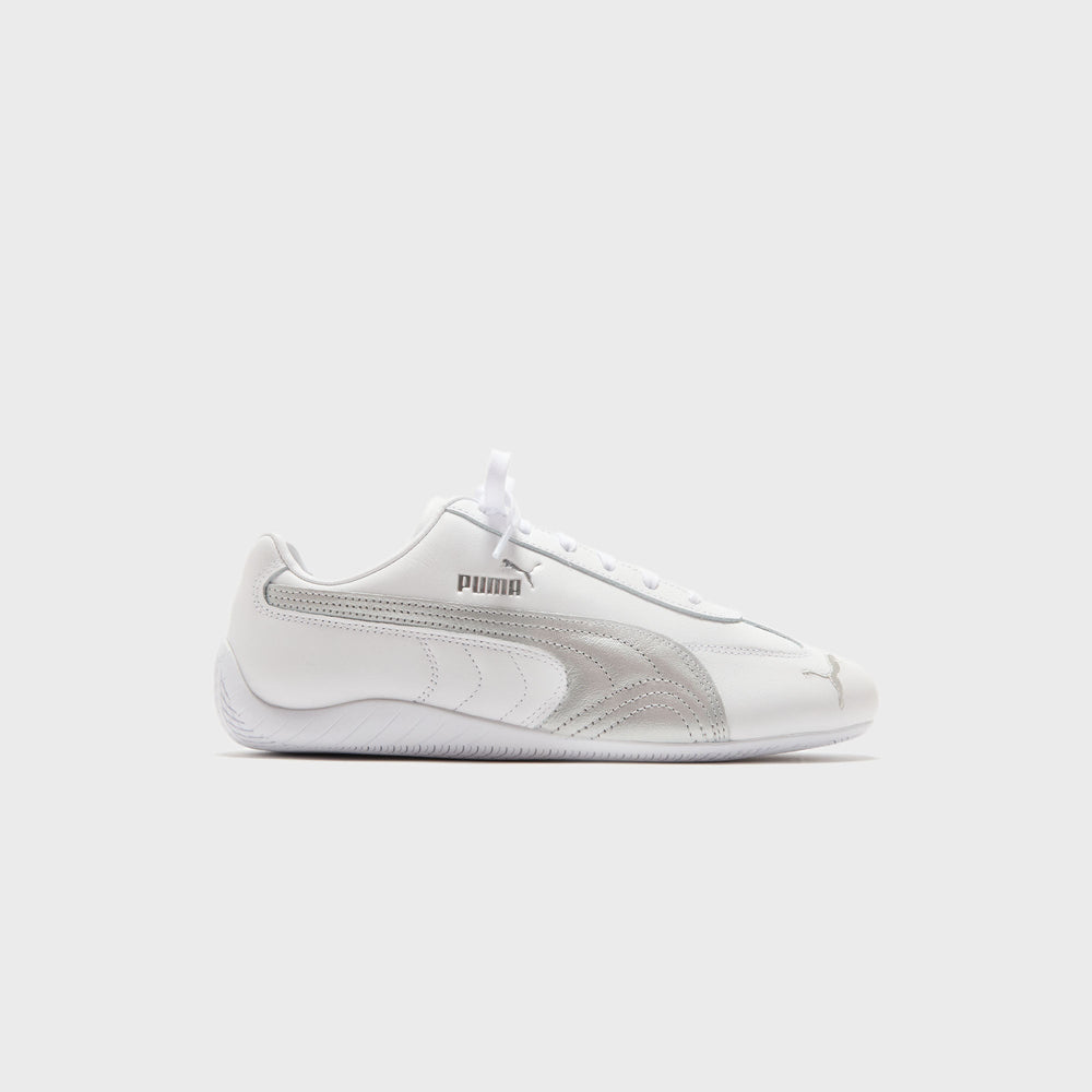 PUMA WMNS Speedcat Leather - PUMA White / PUMA Silver | Kith PUMA White / PUMA Silver