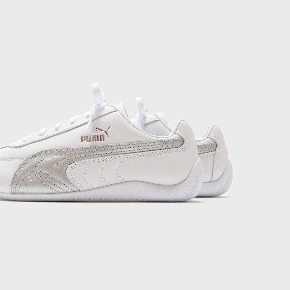 PUMA WMNS Speedcat Leather - PUMA White / PUMA Silver | Kith PUMA White / PUMA Silver