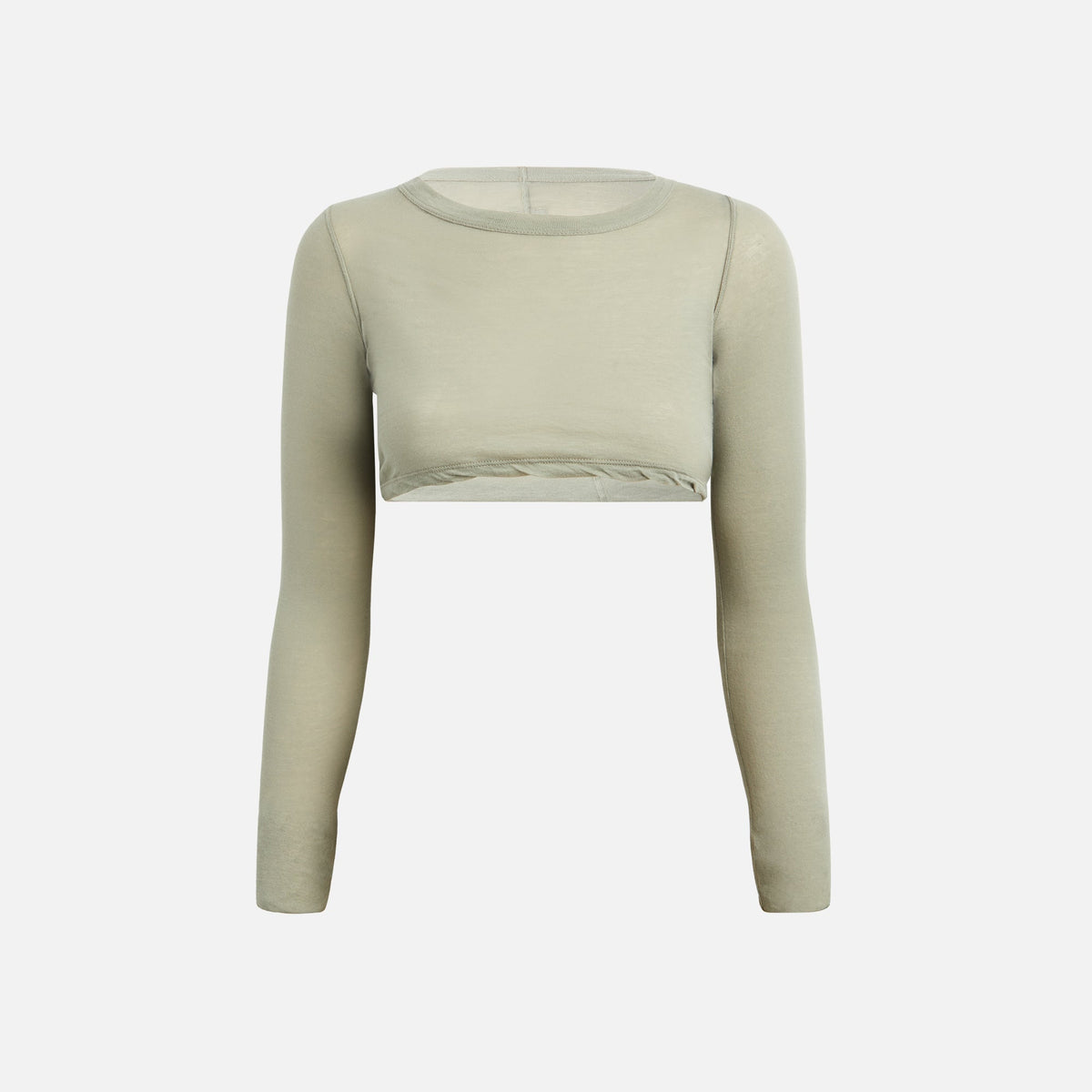 Rick Owens Long Sleeve Crop Top - Celadon | Kith Celadon