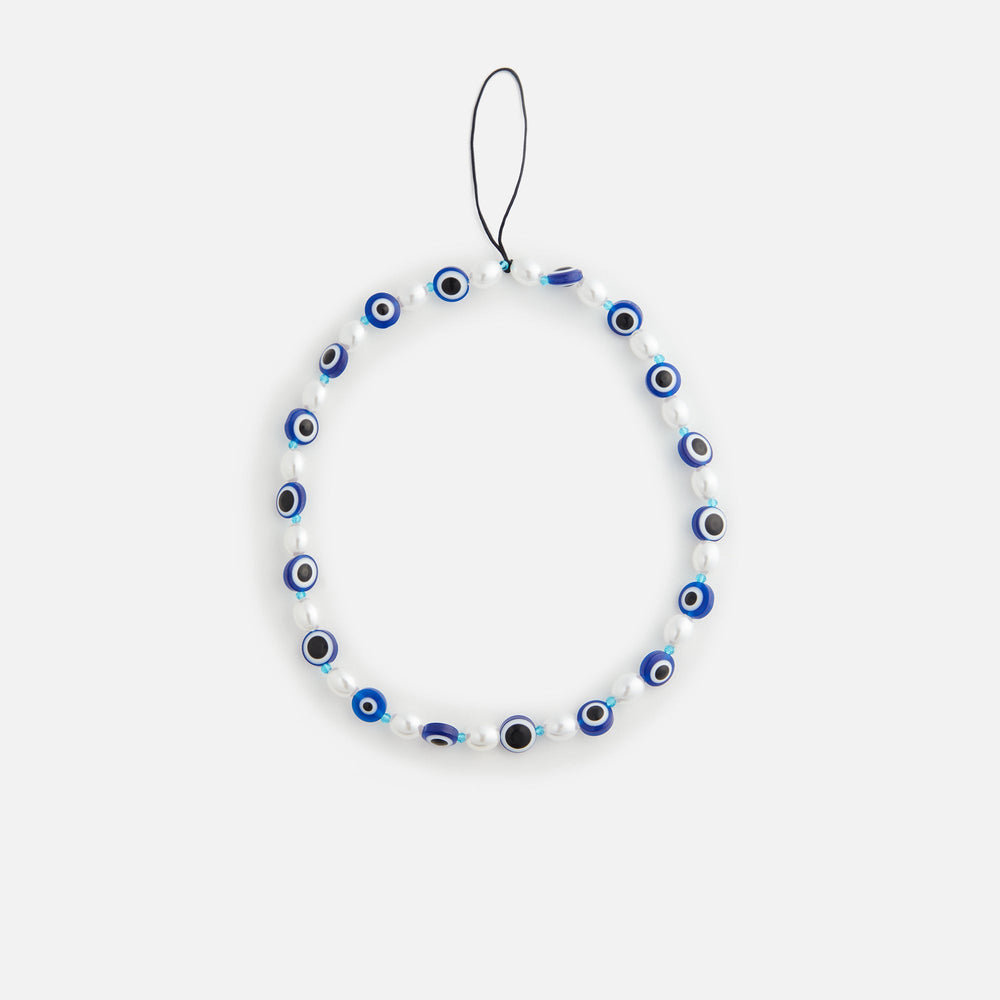 Crystal Haze Evil Eye Phone Bracelet - Azure | Kith Azure