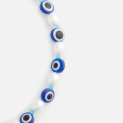 Crystal Haze Evil Eye Phone Bracelet - Azure | Kith Azure