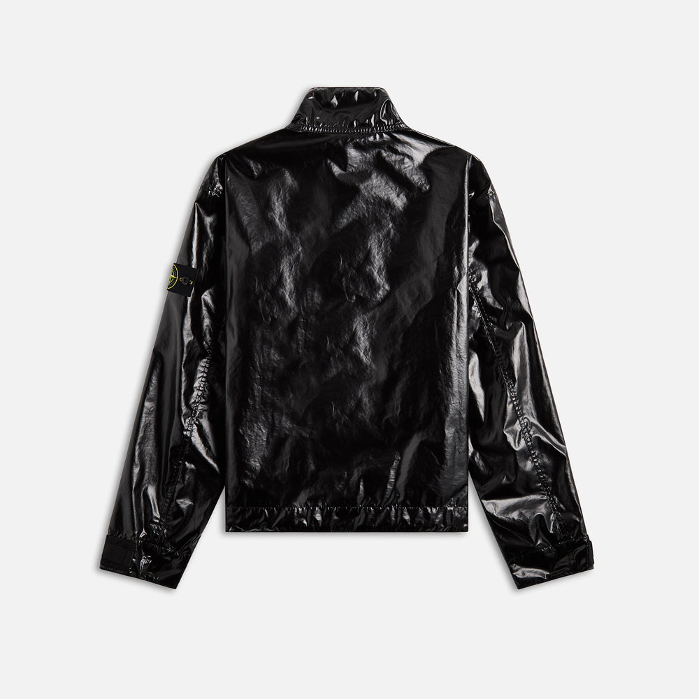 Stone Island Mussola Gommata-Tc Garment Dyed Jacket - Black | Kith Black