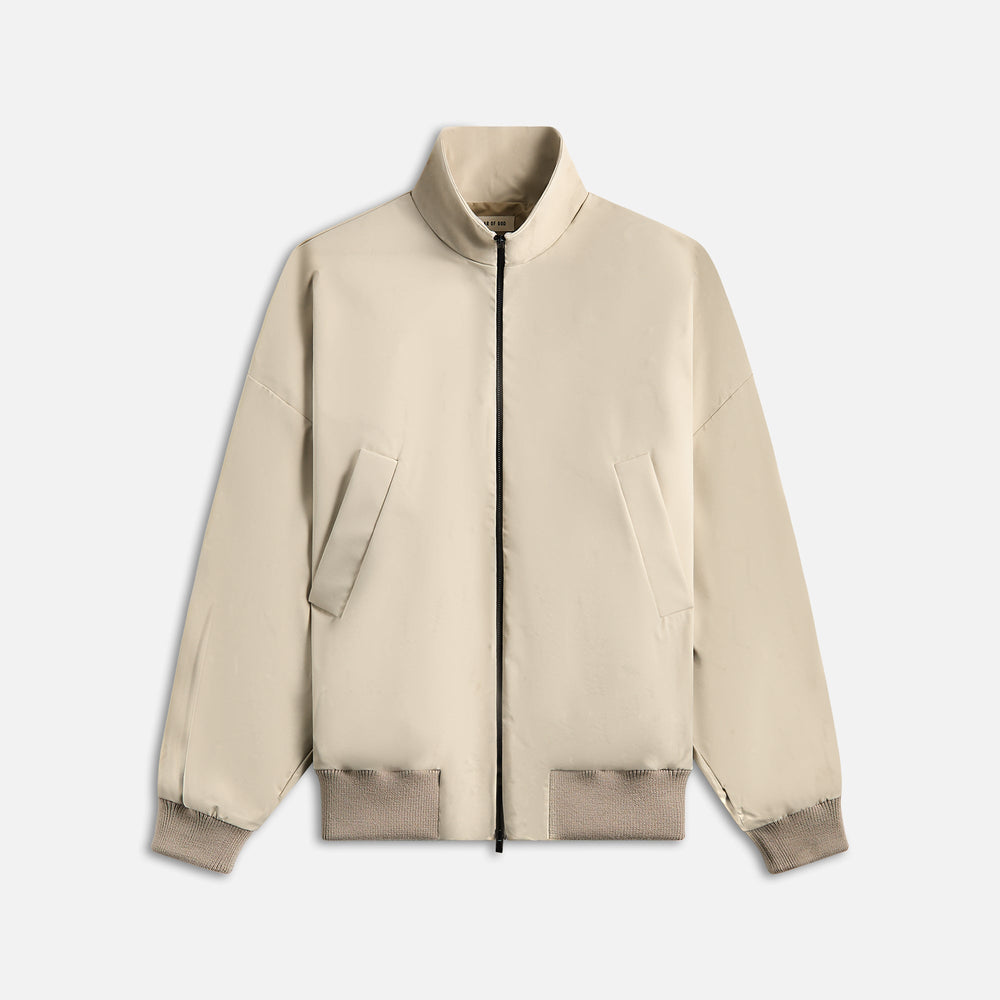 Fear of God High Neck Track Jacket - Cement | Kith Cement
