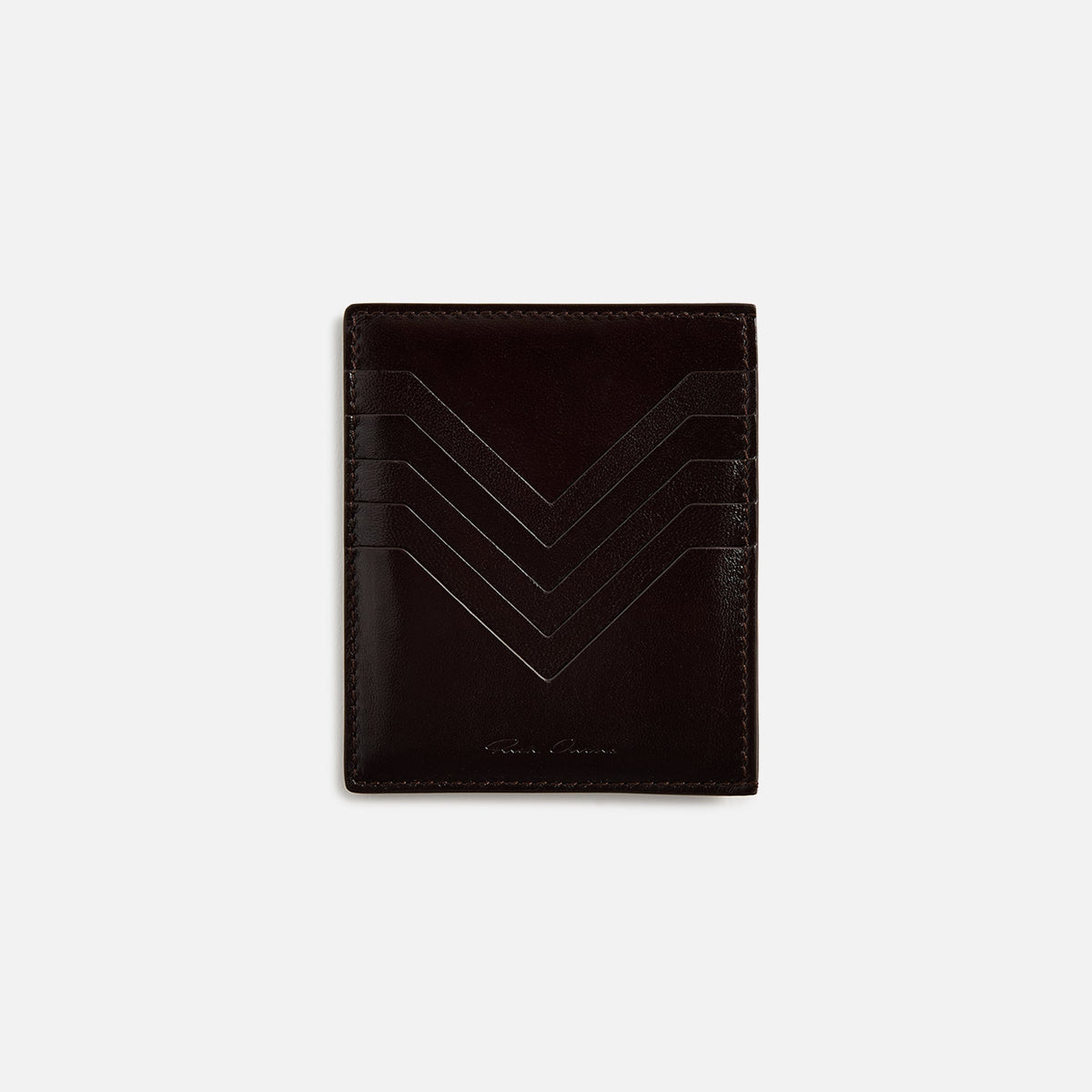 Rick Owens Square CC Holder - Mahogany | Kith Mahogany