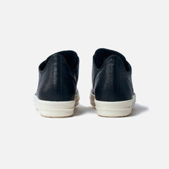 Rick Owens WMNS Scarpe Low Sneaker - Scarpe in Pelle Black / Milk / Mi | Kith Scarpe in Pelle Black / Milk / Milk