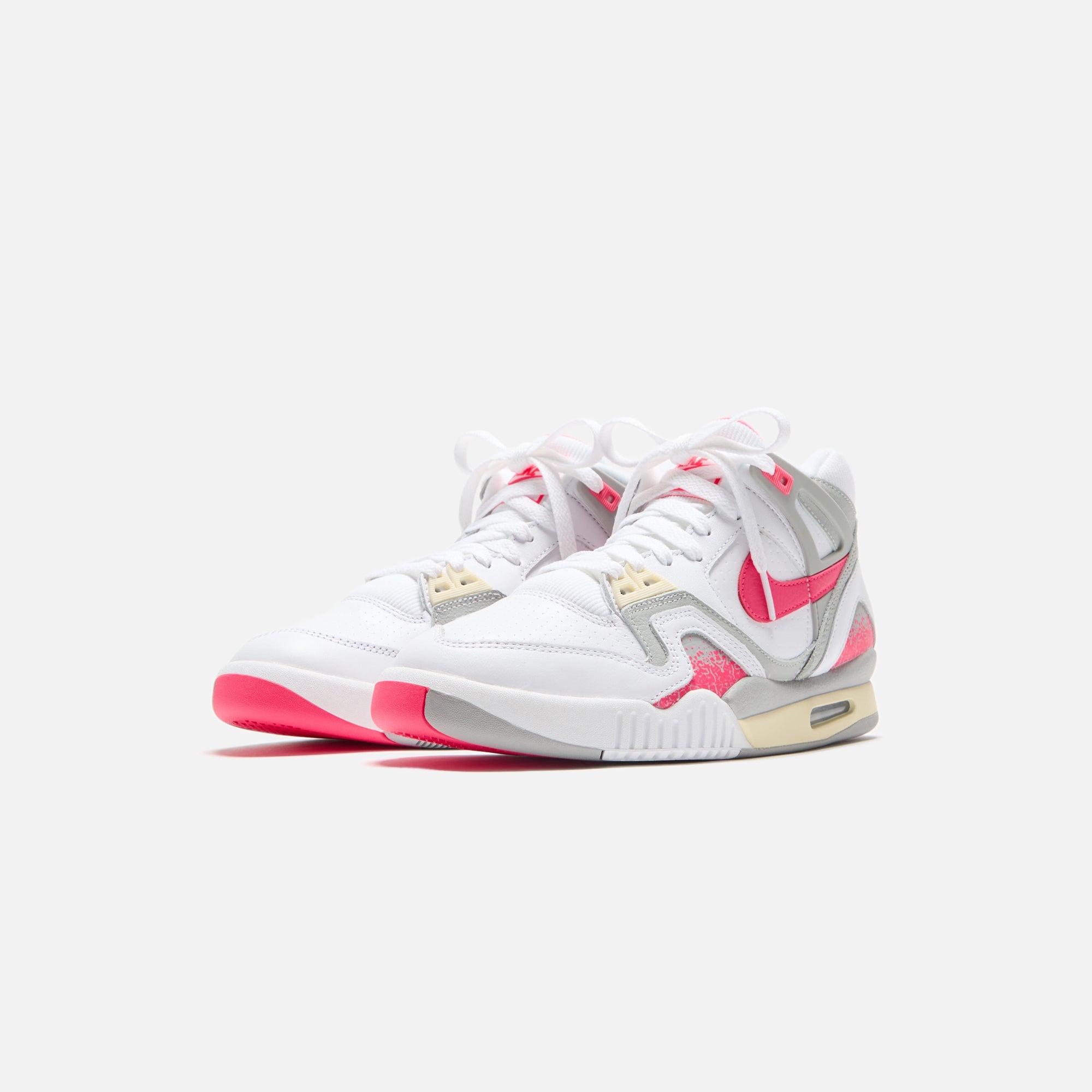 Nike Air Tech Challenge II QS - White / Racer Pink / Light Smoke Grey | Kith White / Racer Pink / Light Smoke Grey